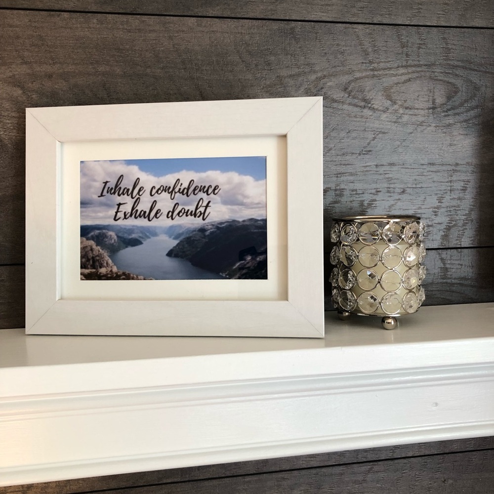 Framed 4” x 6” Inspirational/Funny Quotes